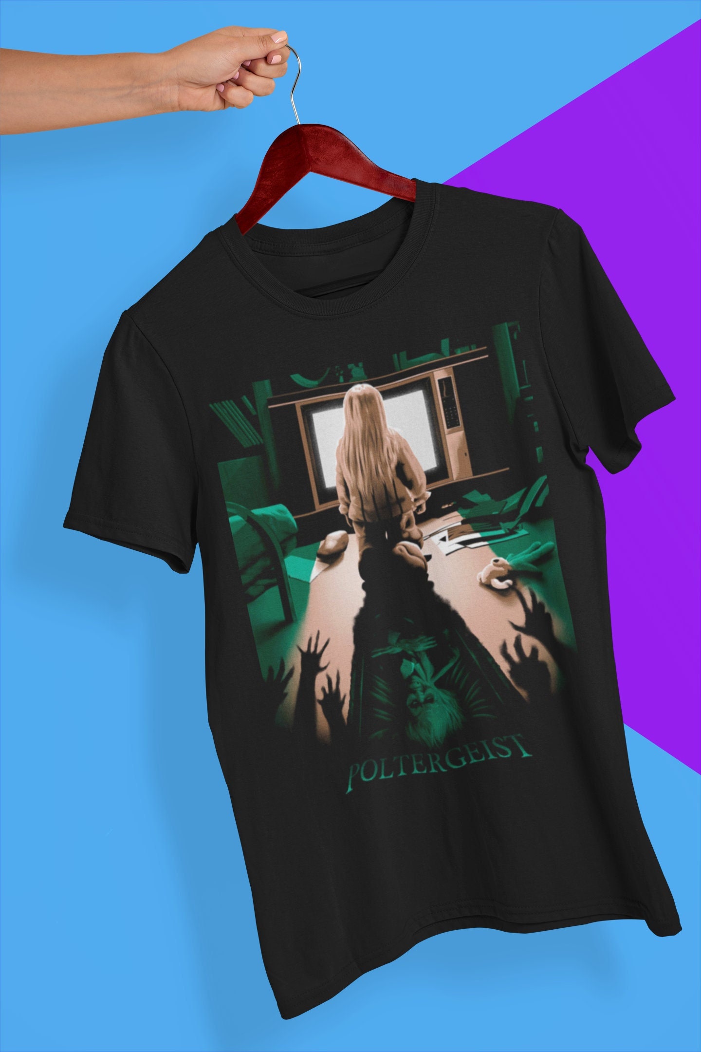 Vintage 80s Poltergeist Halloween Unisex T-Shirt