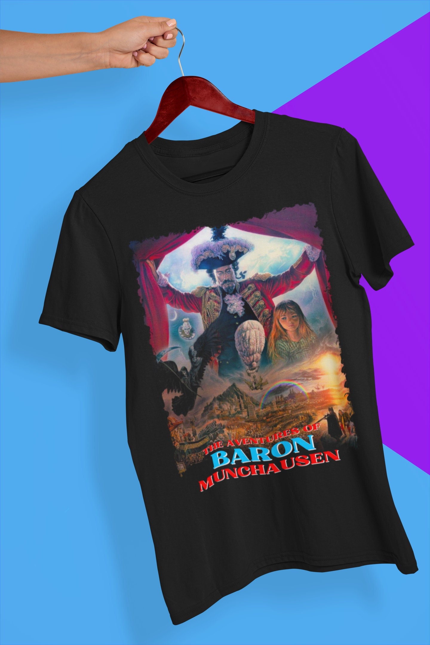 Vintage Art Baron Munchausen Movie Halloween Unisex T-Shirt