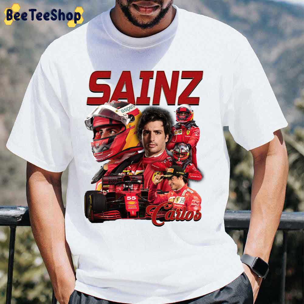 Vintage Art Carlos Sainz Flash 55 Unisex T-Shirt