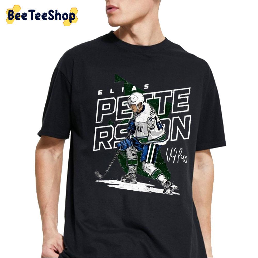 Vintage Art Elias Pettersson Vancouver Canucks Hockey Unisex T-Shirt