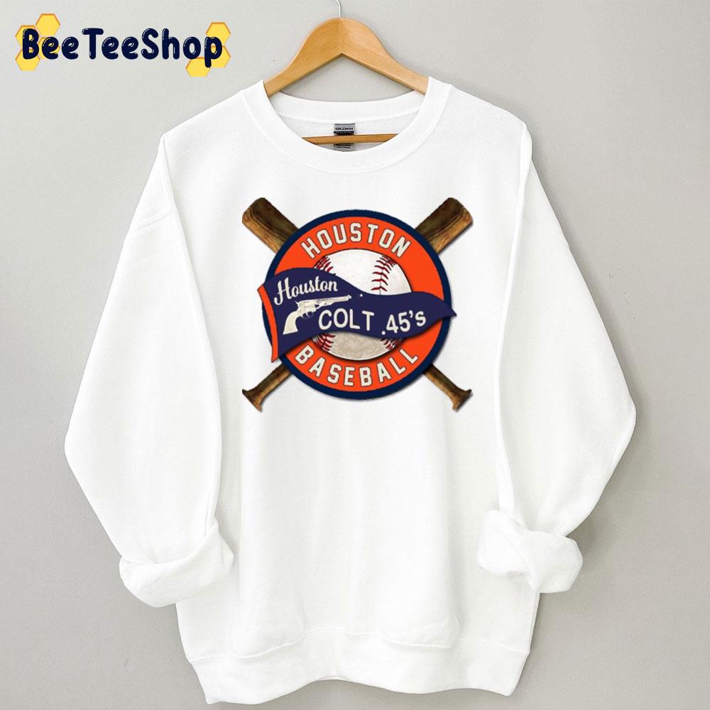 Vintage Art Houston Astros Baseball Unisex Sweatshirt