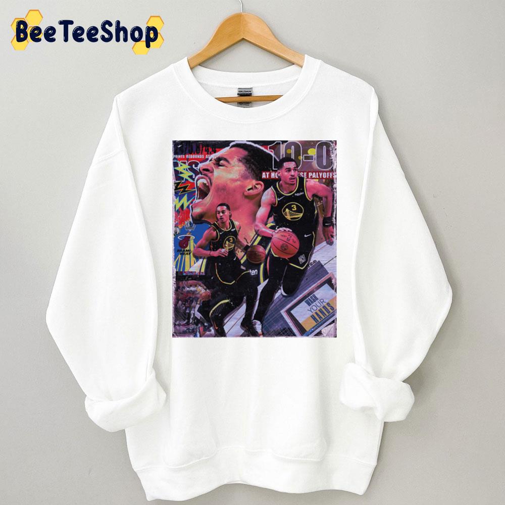 Vintage Art Jordan Poole Basketball Unisex Sweatshirt