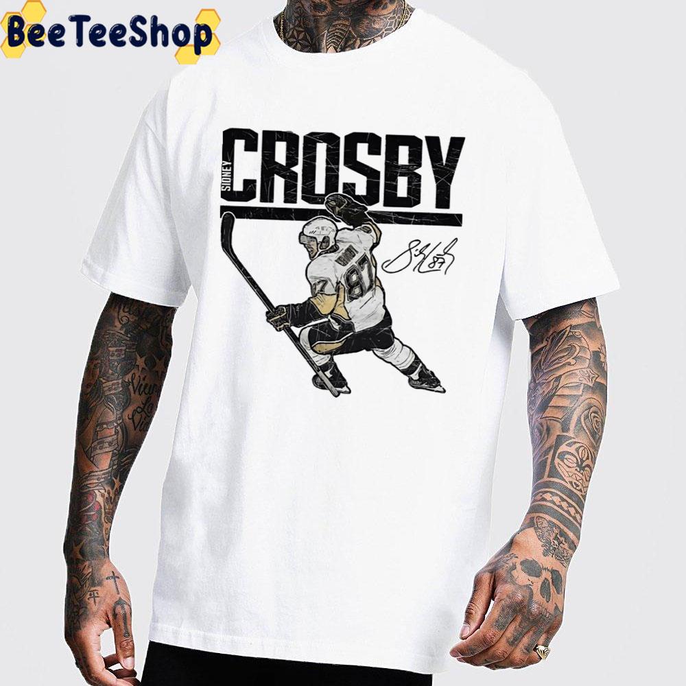 Vintage Art Sidney Crosby Signature Hockey Unisex T-Shirt