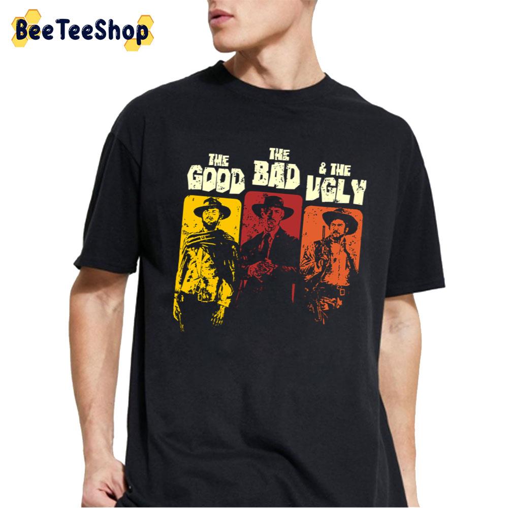 Vintage Art The Good The Bad And The Ugly Unisex T-Shirt