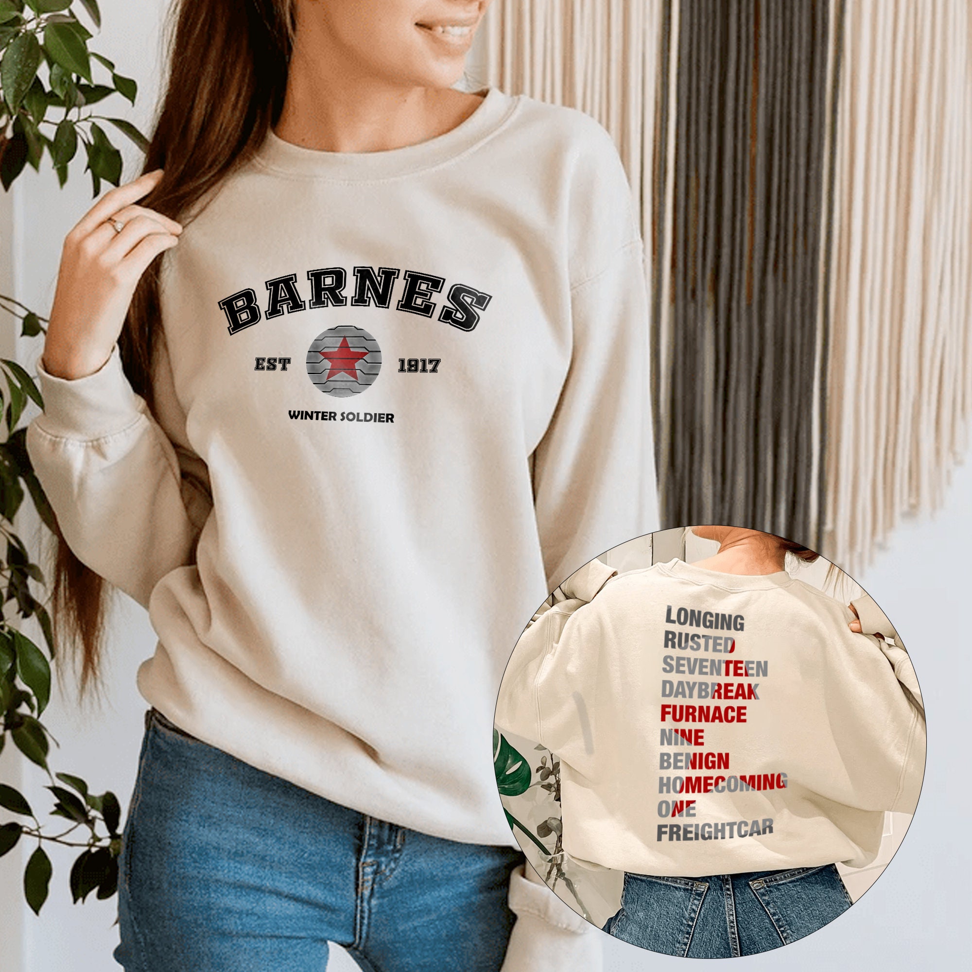 Vintage Barnes Est 1917 Winter Soldier Unisex T-Shirt