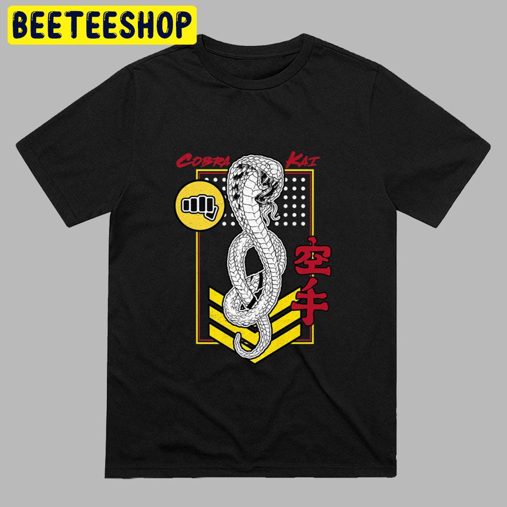 Vintage Cobra Kai Kanji Cobra Patch Unisex T-Shirt