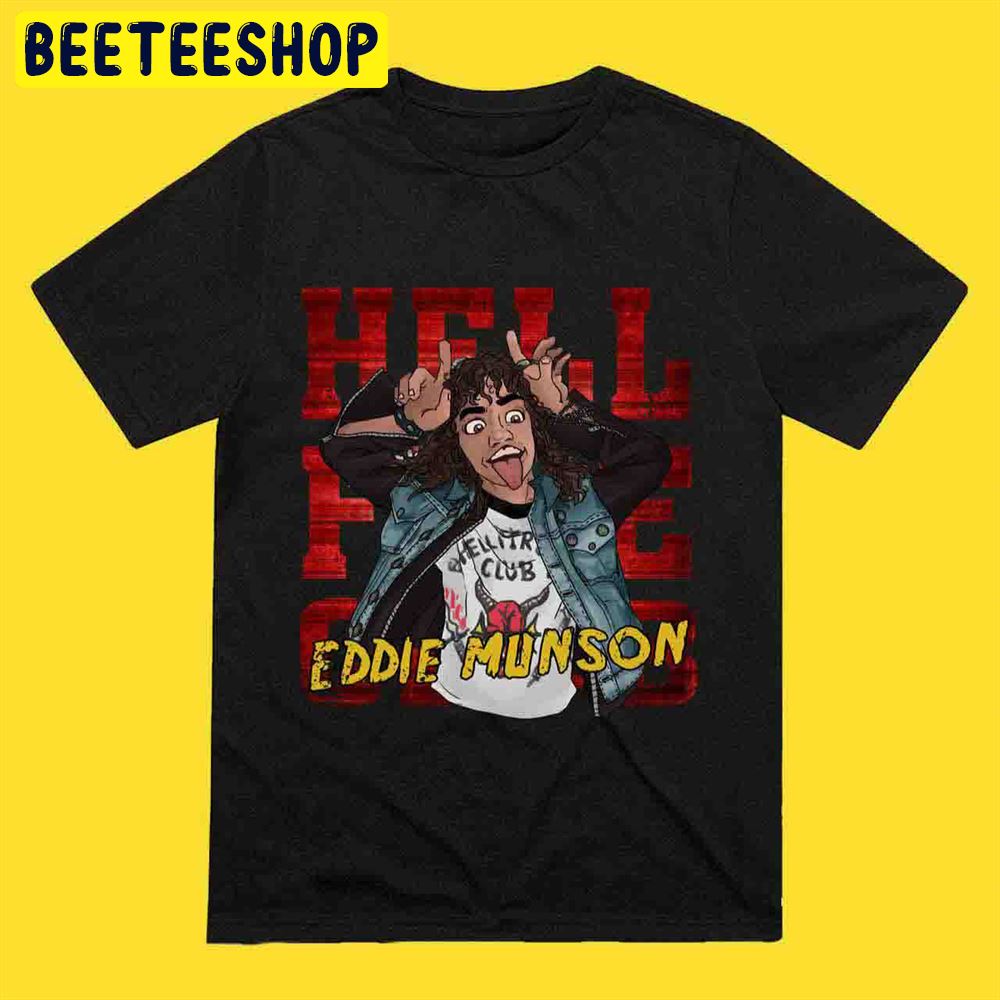 Vintage Funny Cartoon Eddie Munson Strange Things 4 Unisex T-Shirt