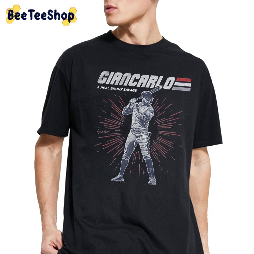 Vintage Giancarlo Stanton A Real Bronx Savage Baseball Unisex T-Shirt