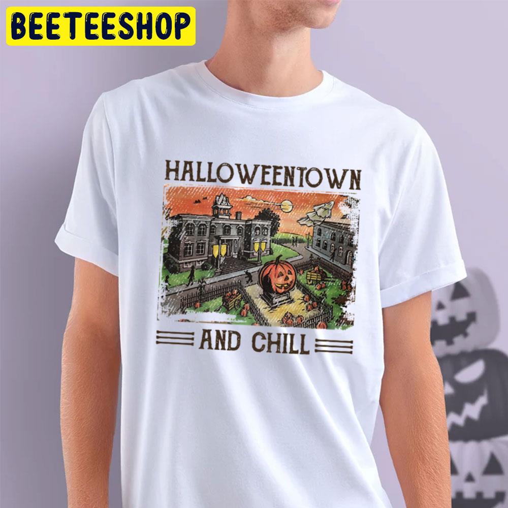 Vintage Halloweentown And Chill Unisex T-Shirt