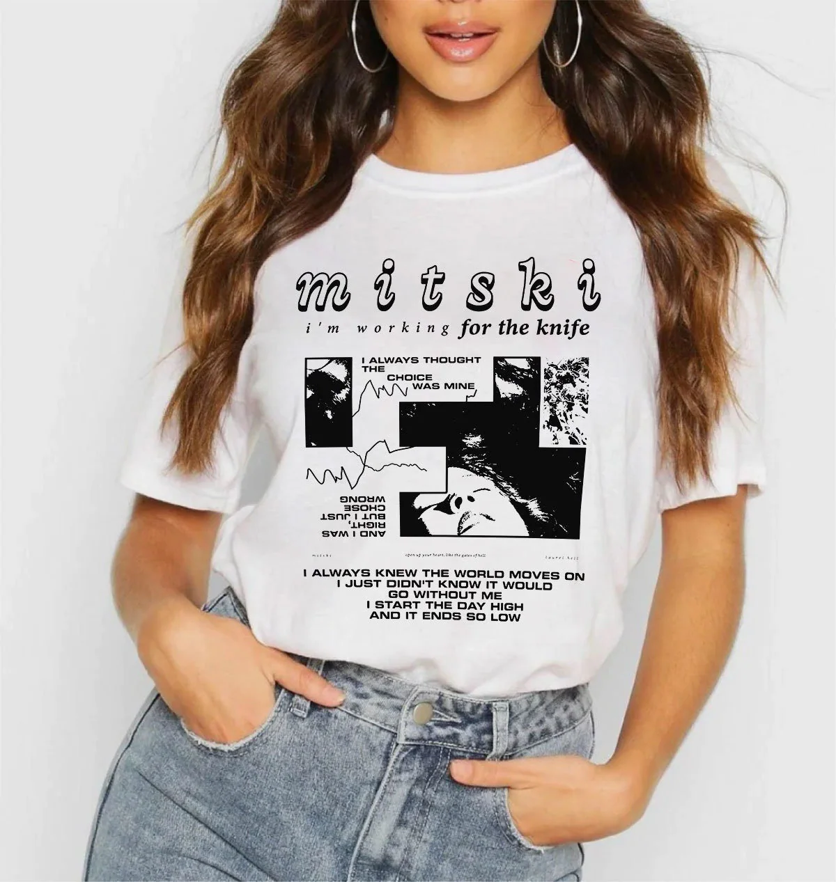 Vintage Mitski Working For The Knife Summer Tour 2022 Unisex T-Shirt