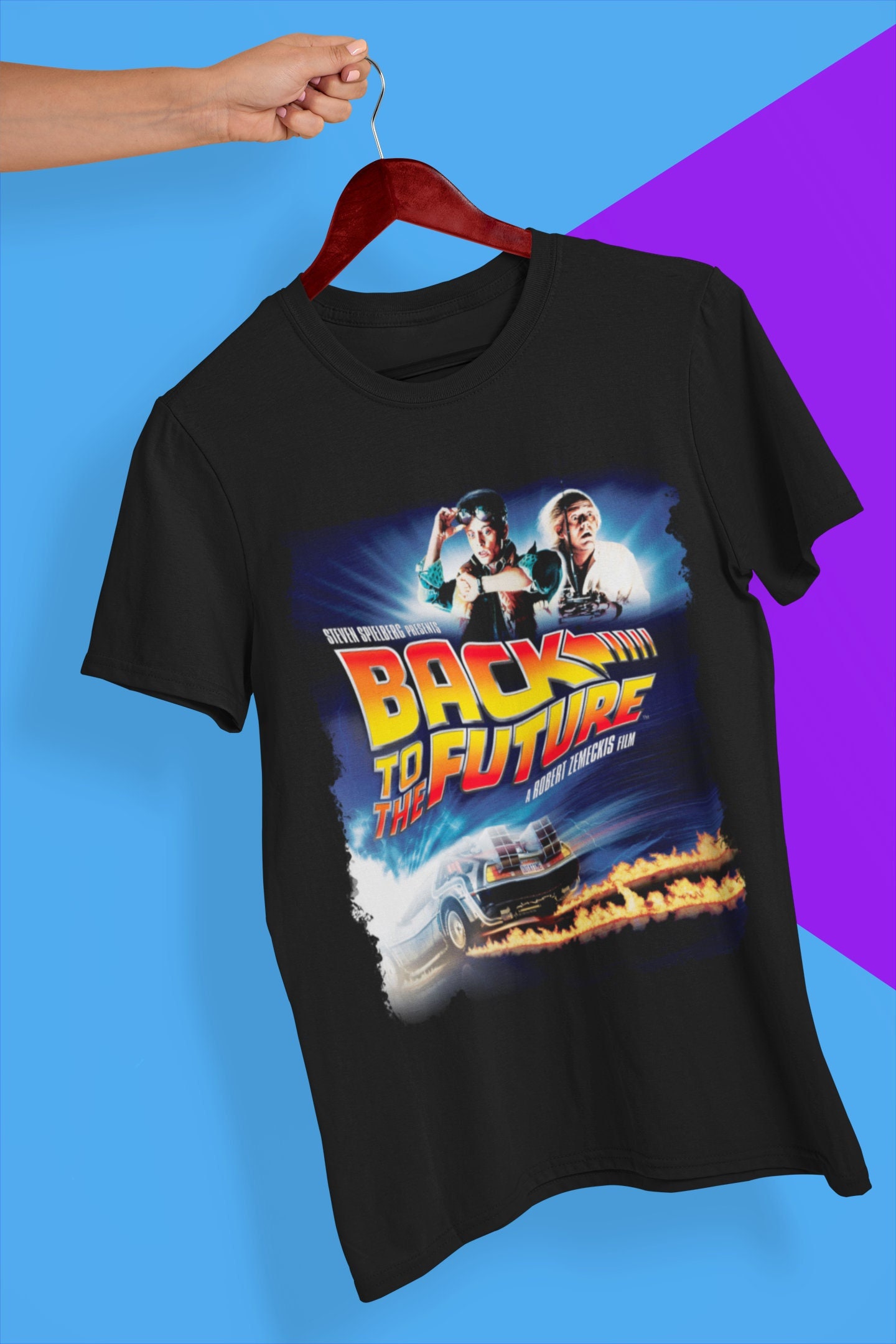 Vintage Retro Back To The Future Halloween Unisex T-Shirt