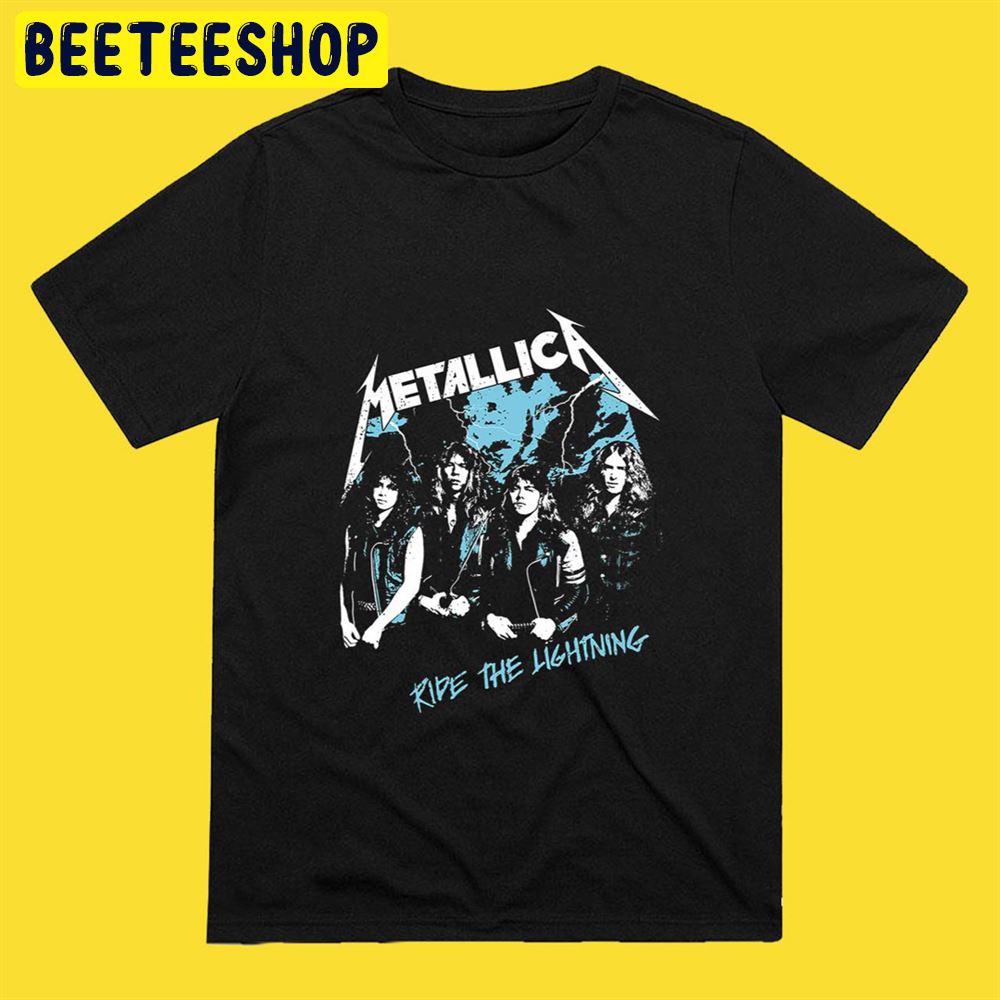 Vintage Ride The Lightning Meta Band Unisex T-Shirt