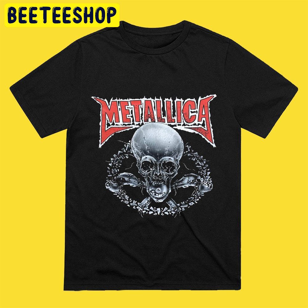 Vintage Skull Meta Band Unisex T-Shirt