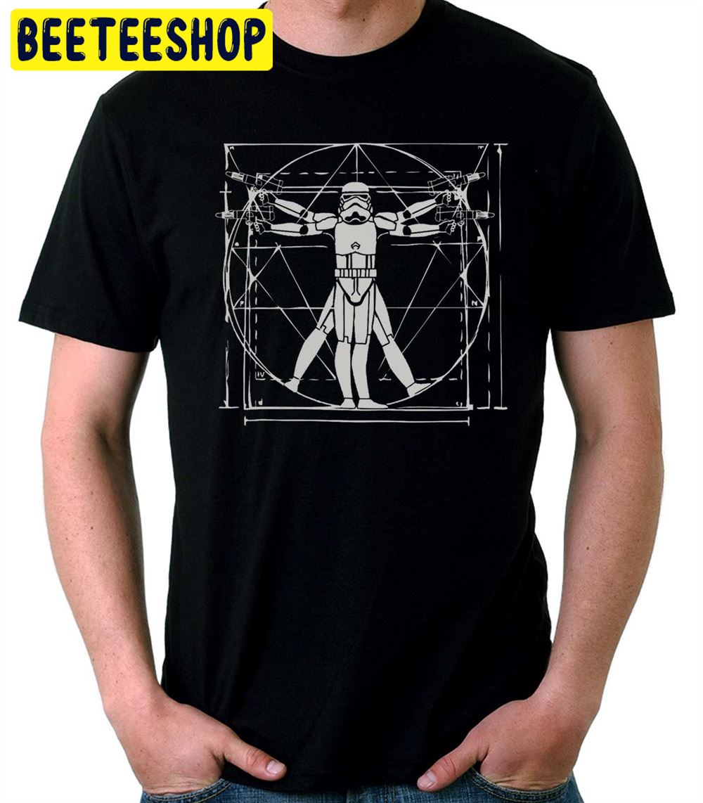 Vitruvian Stormtrooper Unisex T-Shirt