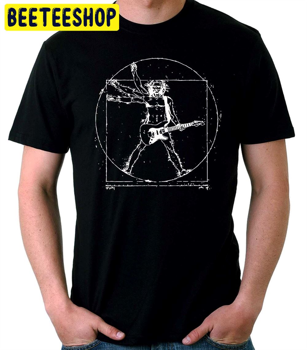 Vitruvius Guitar Musico Unisex T-Shirt