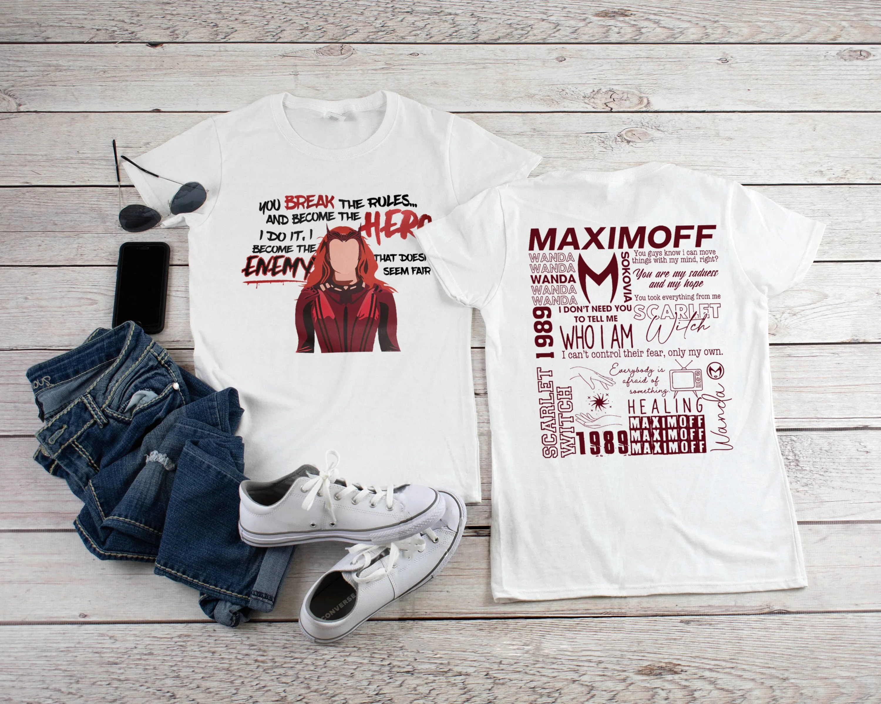 Wanda Maximoff Chaosmagic Marvel Movie Scarlet Witch 2022 Unisex T-Shirt