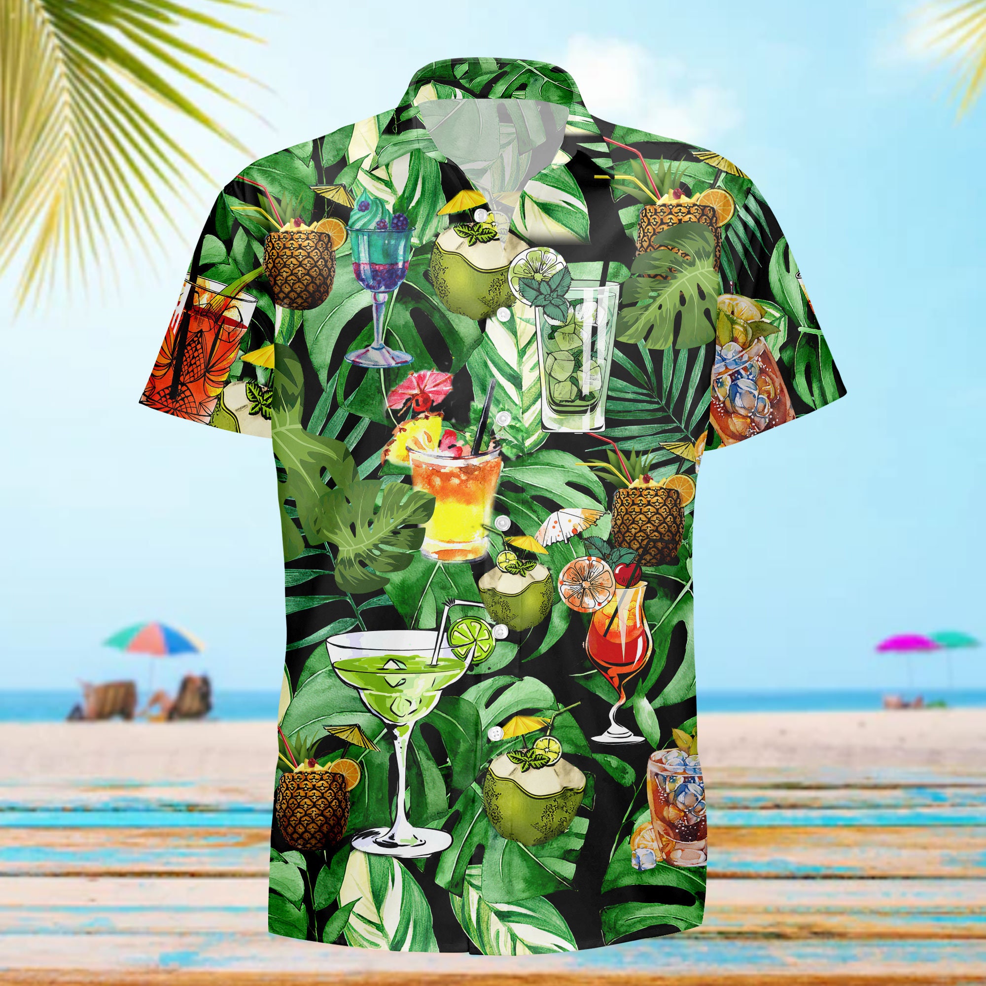 We All Deserve A Cocktail Hawaiian Shirt