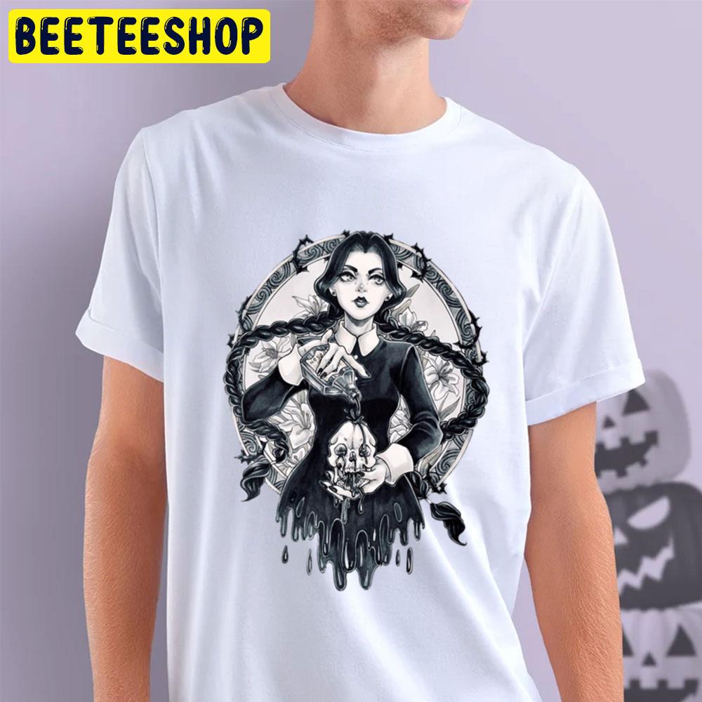 Wednesday Addams Art The Addams Family Halloween Unisex T-Shirt