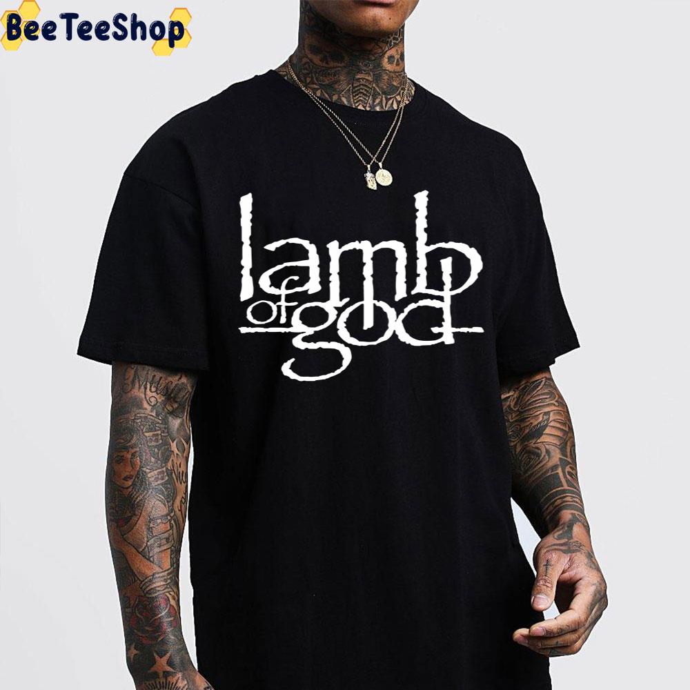 White Art Logo Lamb Of God Unisex T-Shirt