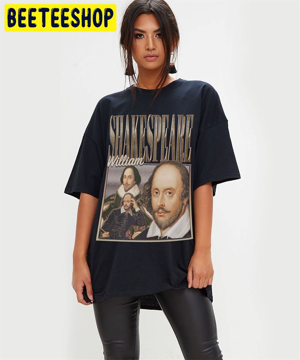 William Shakespeare Retro Vintage Art Unisex T-Shirt