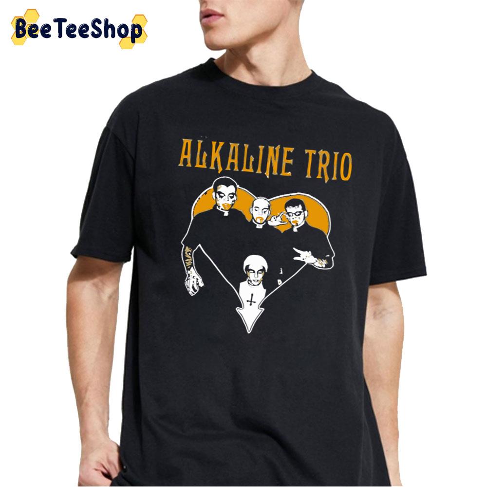 Yellow White Art Alkaline Trio Band Unisex T-Shirt