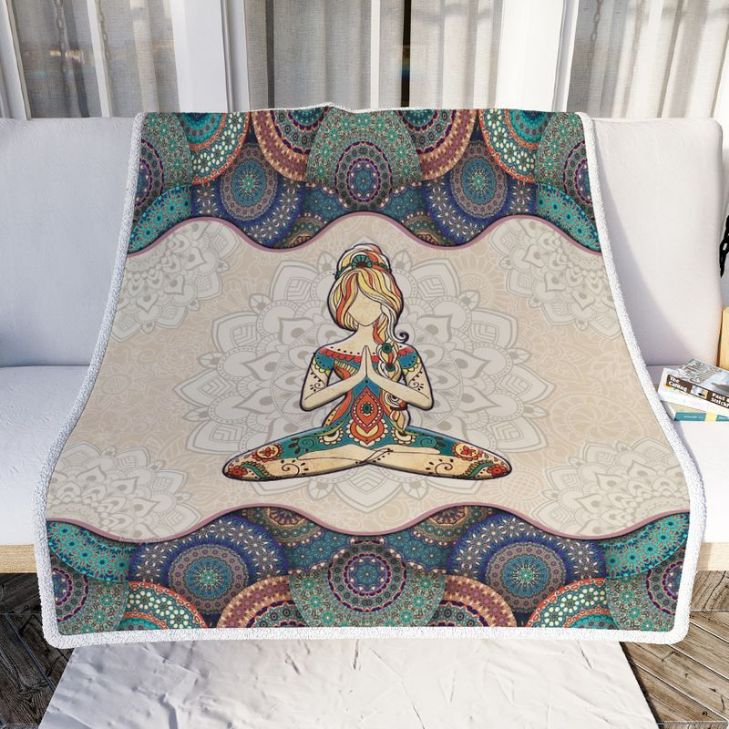 Yoga Mandala Premium Comfy Sofa Throw Blanket
