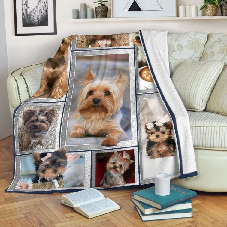 Yorkshire Dog Lover Premium Comfy Sofa Throw Blanket