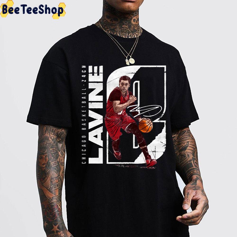 Zach Lavine Basketbal Vintage Art Unisex T-Shirt