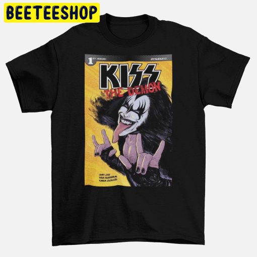 Kiss The Demon 90s Rock Band Trending Unisex T-Shirt