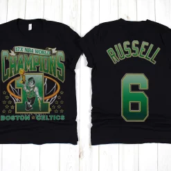 17 NBA World Champions Boston Celtics Bill Russell Rip Unisex T-Shirt