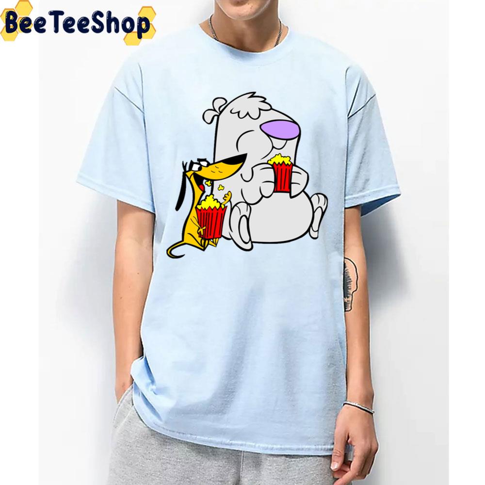 2 Stupid Dogs Eating Trending Unisex T-Shirt