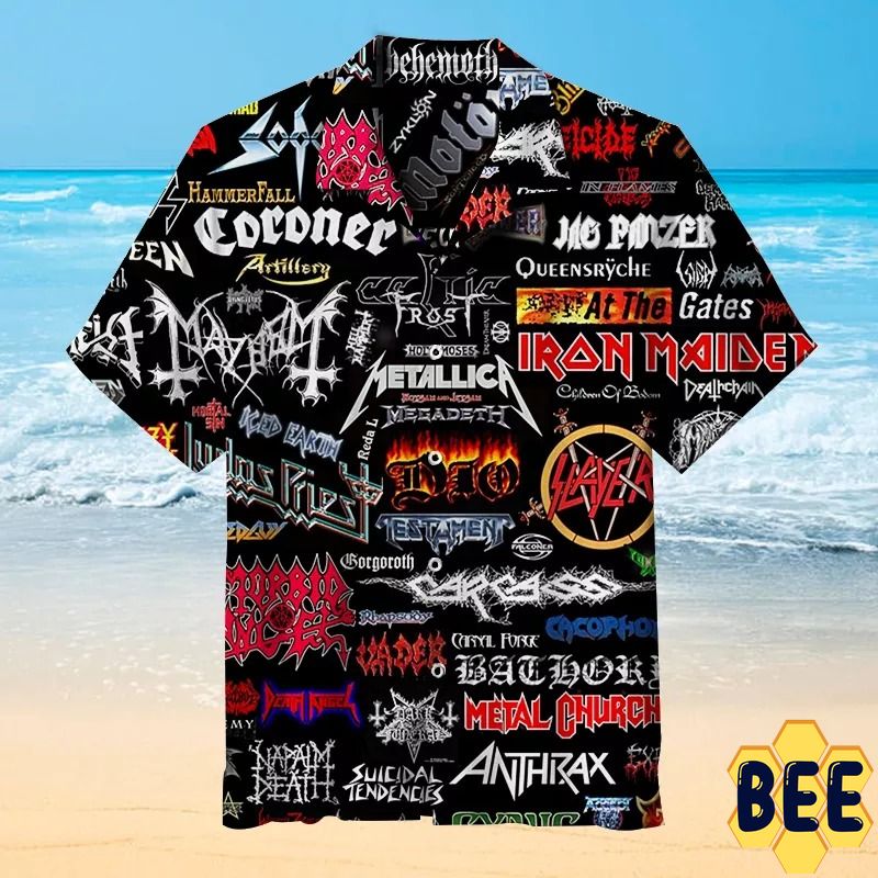 20th Century Classic Rock Band Trending Hawaiian Shirt