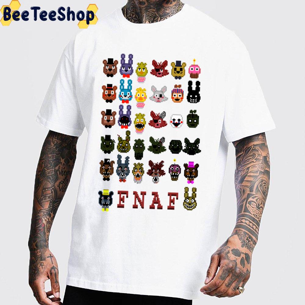 8 Bit 20 Nights At Freddy’s Game Unisex T-Shirt