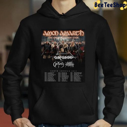 Amon Amarth The Great Heathen Army North America 2022 Unisex Sweatshirt