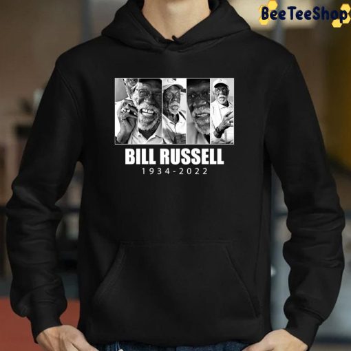 Black White Art Rip Bill Russell 1934 2022 Unisex T-Shirt