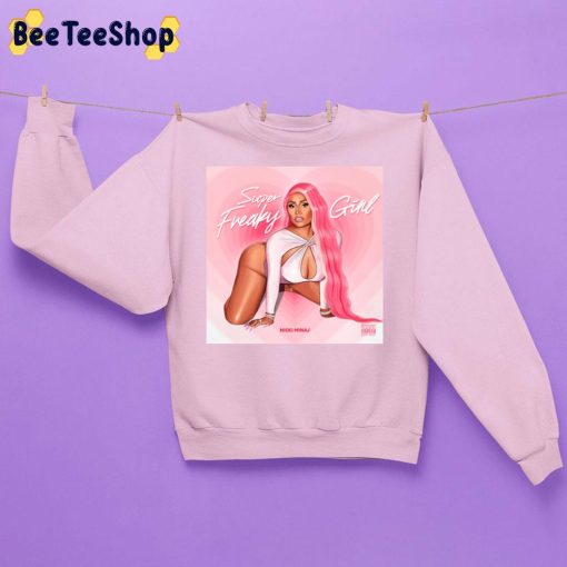 Digital Art Super Freaky Girl Nicki Minaj New Album 2022 Trending Unisex T-Shirt