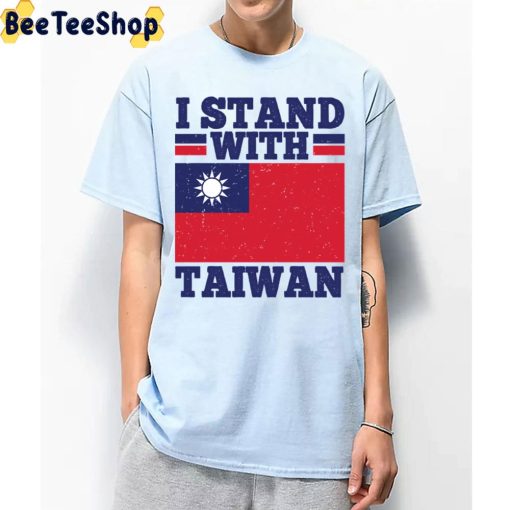 I Stand With Taiwan Flag Unisex T-Shirt