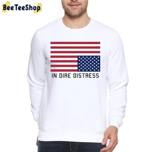 In Dire Distress America Flag Unisex T-Shirt