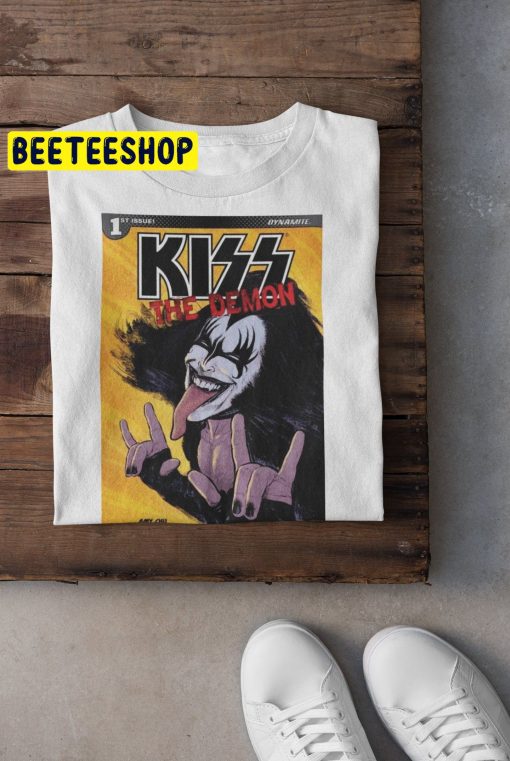 Kiss The Demon 90s Rock Band Trending Unisex T-Shirt