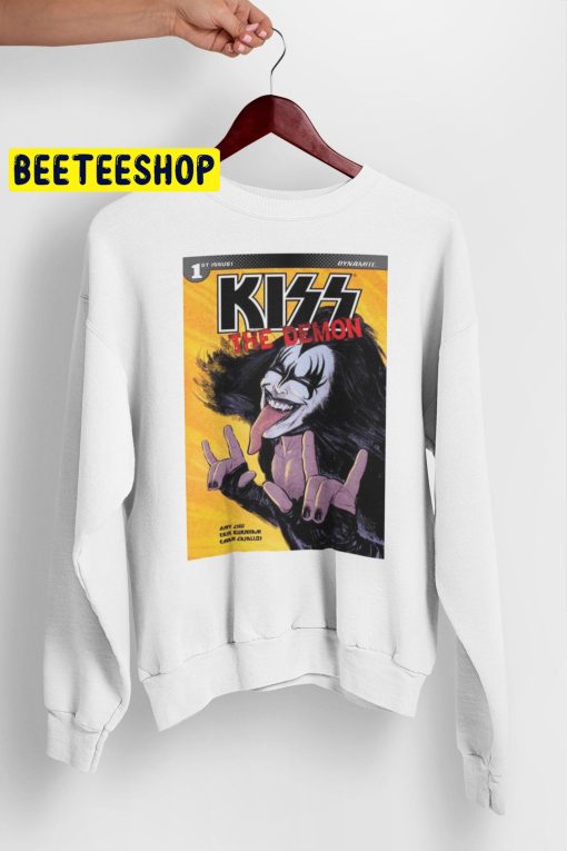 Kiss The Demon 90s Rock Band Trending Unisex T-Shirt