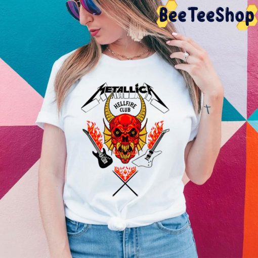 Meta Band Hellfire Club Stranger Things 4 Trending Unisex T-Shirt