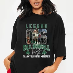 RIP Legend 06 Bill Russell Thank You For The Memories 1934-2022 Unisex T-Shirt