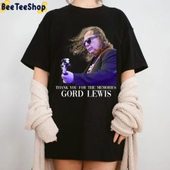 Rip Gord Lewis Thank You For The Memories Unisex T-Shirt