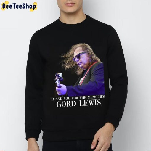 Rip Gord Lewis Thank You For The Memories Unisex T-Shirt