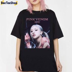 Rose Black Pink Pink Venom Trending 2022 Unisex T-Shirt