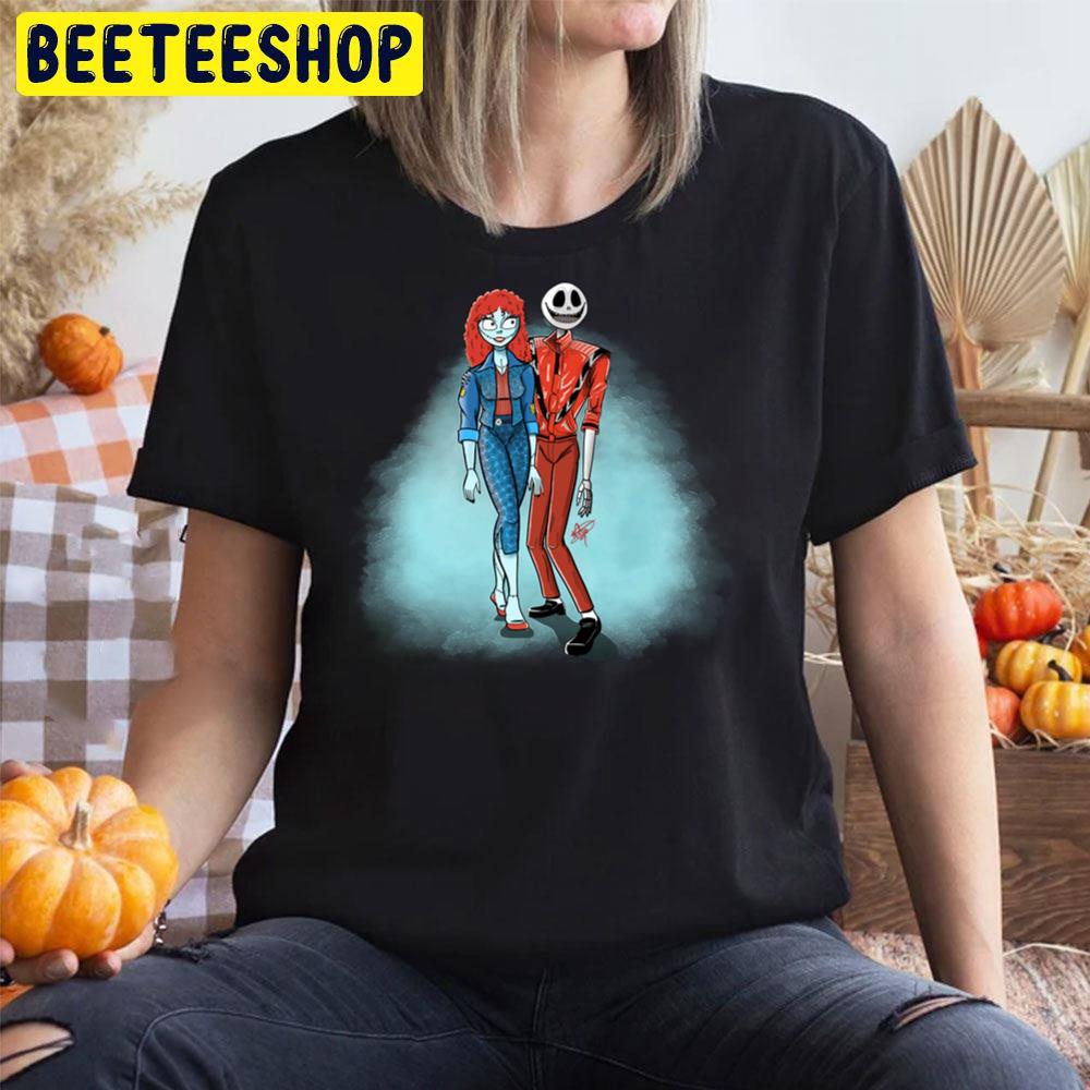 A Thrilling Nightmare Michael Jackson Cartoon Art Halloween Movie Unisex  T-Shirt - Beeteeshop