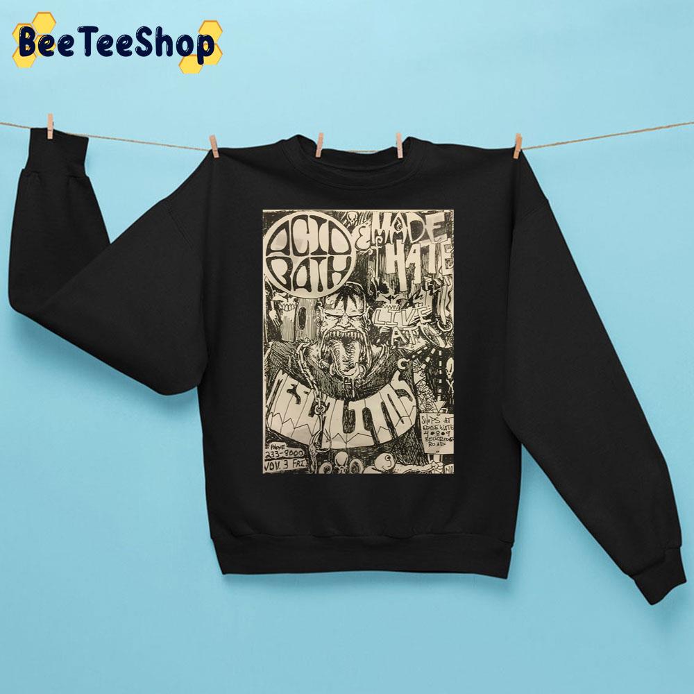 Acid Bath Band Illustration Trending Unisex Sweatshirt