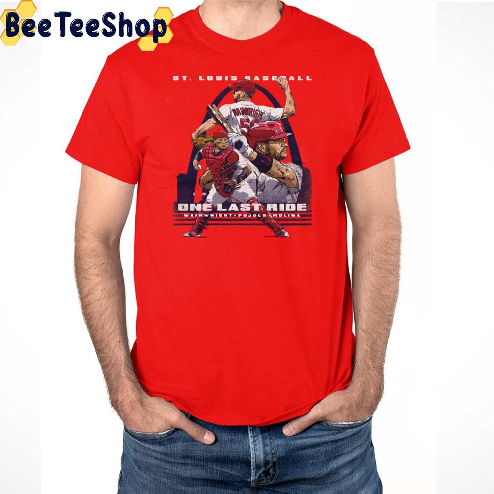 Adam Wainwright Albert Pujols Yadier Molina One Last Ride Tshirt