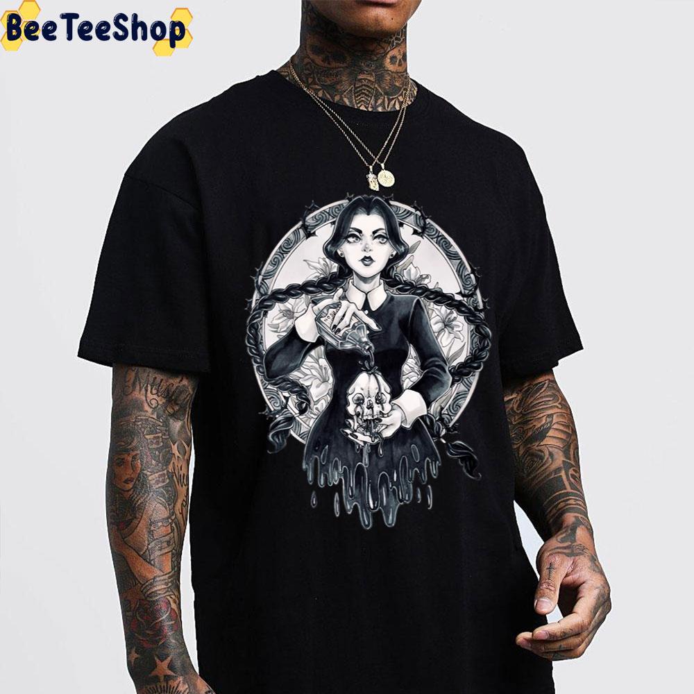 Addams Art Wednesday Unisex T-Shirt