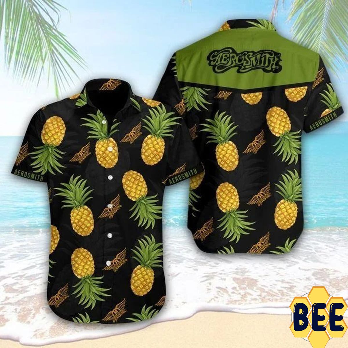Aerosmith Pineapple Trending Hawaiian Shirt